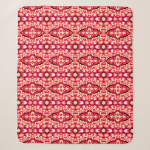 Red seamless Persian Carpet. Ethnic texture abstra Sherpa Blanket