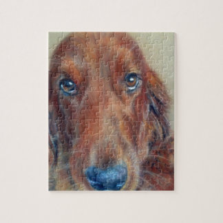 Red setter dog jigsaw puzzle