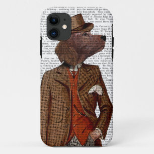 Red Setter Rider Portrait iPhone 11 Case