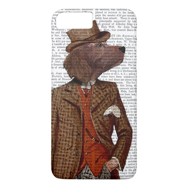 Red Setter Rider Portrait Case-Mate iPhone Case (Back)