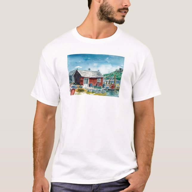 red shack at Menemsha T-Shirt (Front)