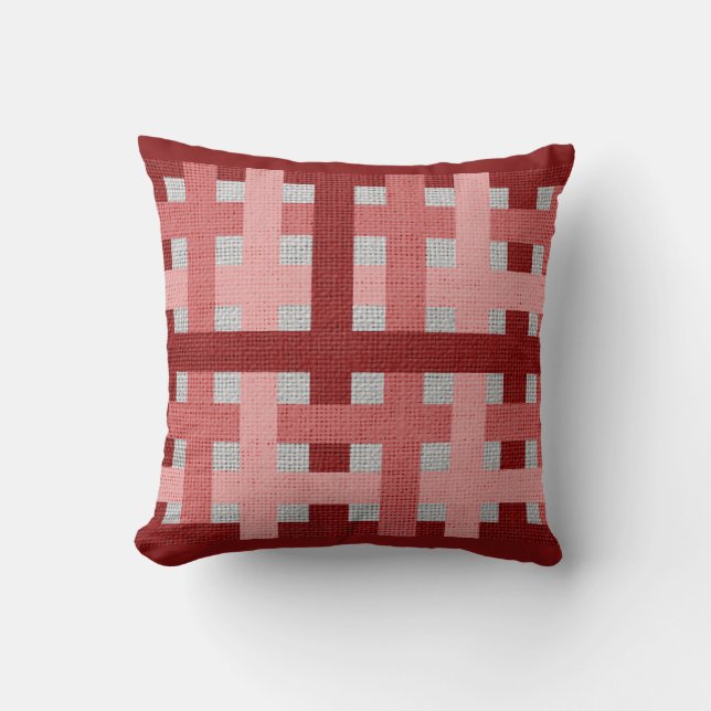 Red shaded line  cushion (Front)