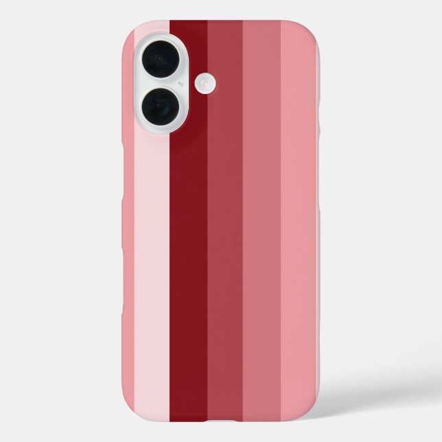 Red shadow stripes Case-Mate iPhone case (Back)