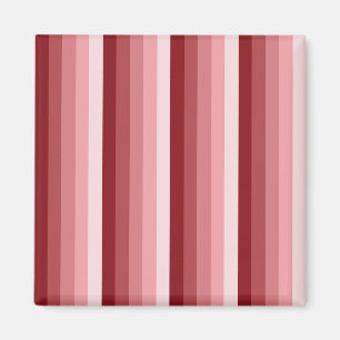 Red shadow stripes magnet