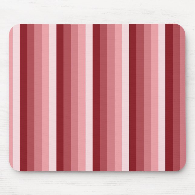 Red shadow stripes mouse pad (Front)