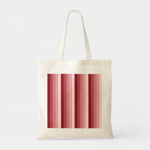 Red shadow stripes tote bag