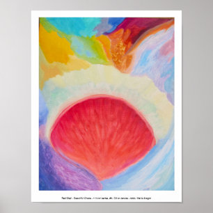 Red Shell - Beautiful Chaos, 11" x 14" series, #5 Poster