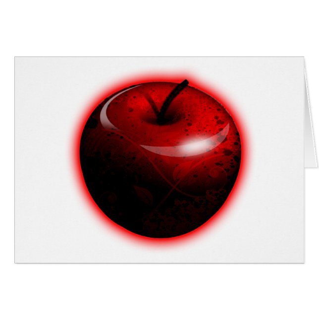 Red Shiny Apple -  Forbidden Fruit (Front Horizontal)