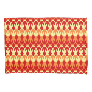 Red Ship and Yellow Arrow Pattern Pillowcase