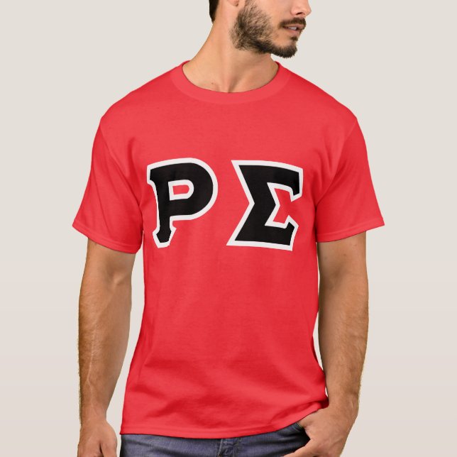 RED SHIRT WITH BLACK LETTERS (Front)