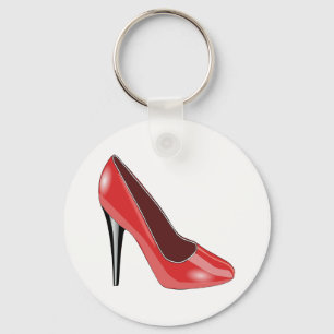 Red Shoe Key Ring