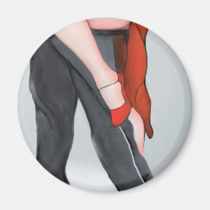 Red Shoe Tango Magnet