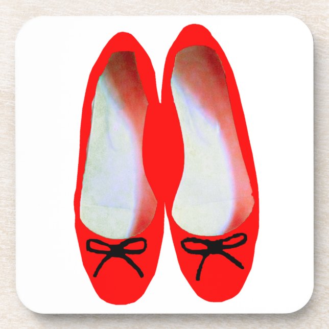 Red Shoes Coaster (Front)