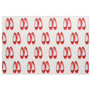 Red Shoes Fabric