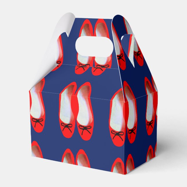 Red Shoes Favour Box (Front Side)