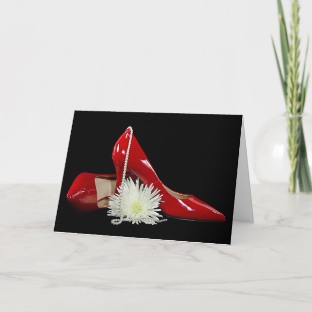Red Shoes Holiday Card (Front)