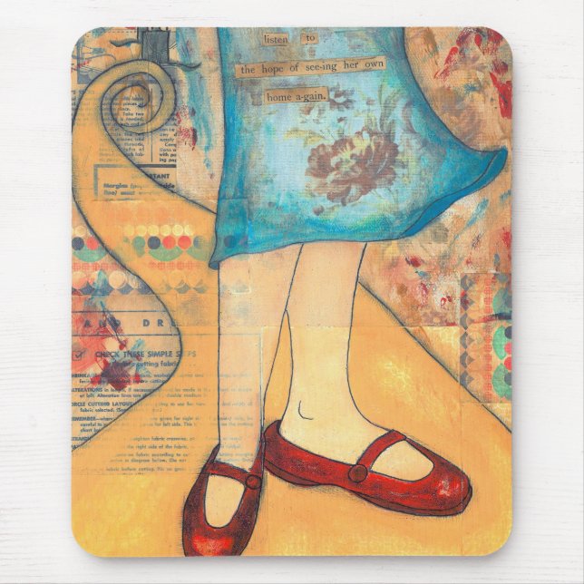 Red Shoes Mousepad (Front)