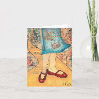 Red Shoes Notecard
