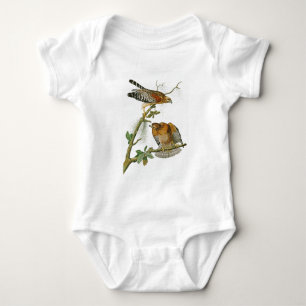 Red-shouldered Hawk John Audubon Birds of America Baby Bodysuit