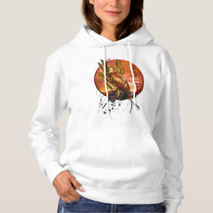 Red Shouldered Hawk LAST DESERT LIGHTS Hoodie