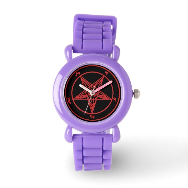 Red Sigil of Baphomet Watch (Front)