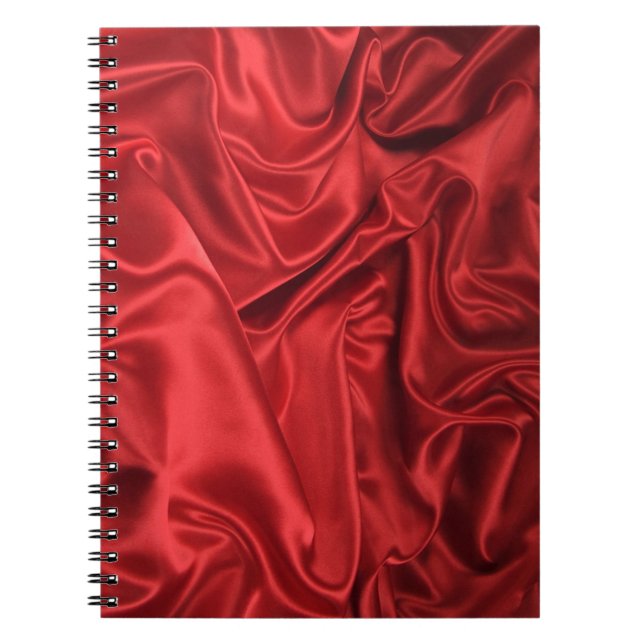 Red Silk/Photo Notebook (80 Pages B&W) (Front)