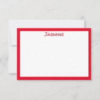 Red Simple and Classic