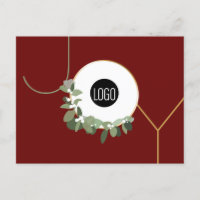 Red Simple Joy Customisable Business logo