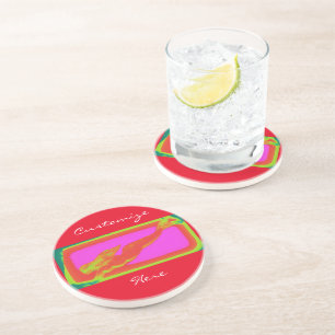 red sirena mermaid swimming coaster