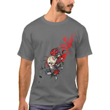 Red Skull and Roses