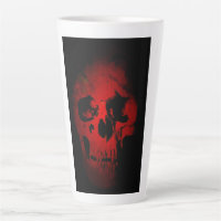 Red Skull Skeleton Fantasy Art Heavy Metal