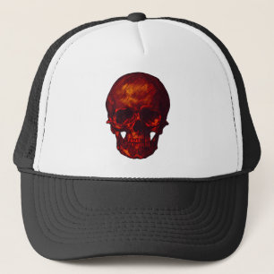 Red Skull Trucker Hat