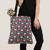 Red Skulls and Sunflower Series Design 3