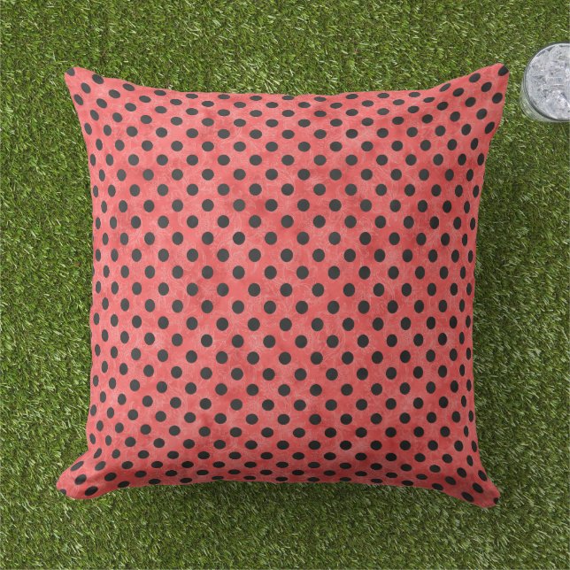 Red Skulls and Sunflower Series Design 4  Cushion (Grass)
