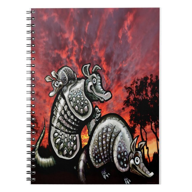 Red Sky Armadillos Notebook (Front)