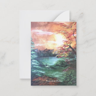Red Sky at Night Card