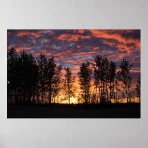 Red Sky at Night Poster