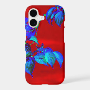 Red Sky Blue Leaves iPhone 7 case