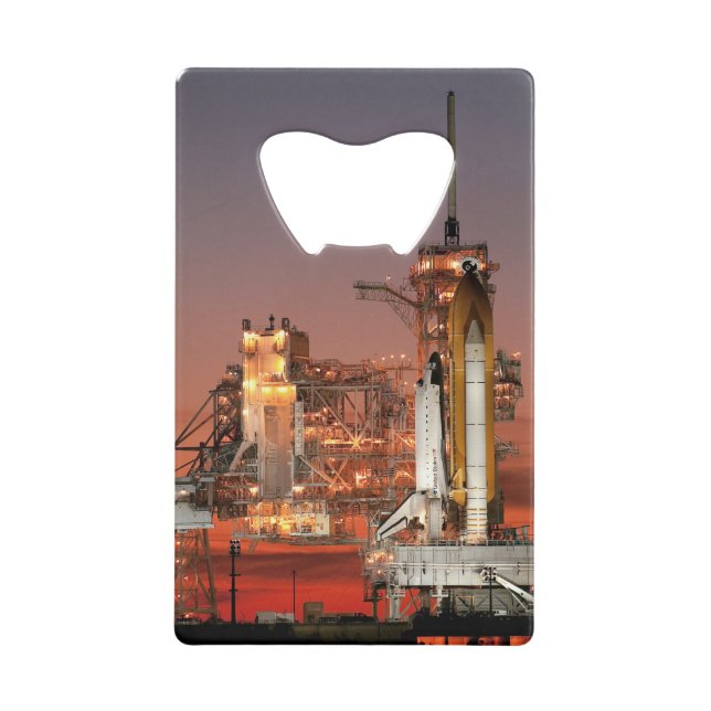Red Sky for Space Shuttle Atlantis Launch (Front)