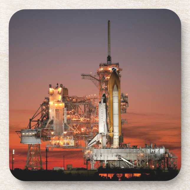 Red Sky for Space Shuttle Atlantis Launch Coaster (Front)