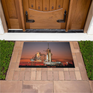 Red Sky for Space Shuttle Atlantis Launch Doormat