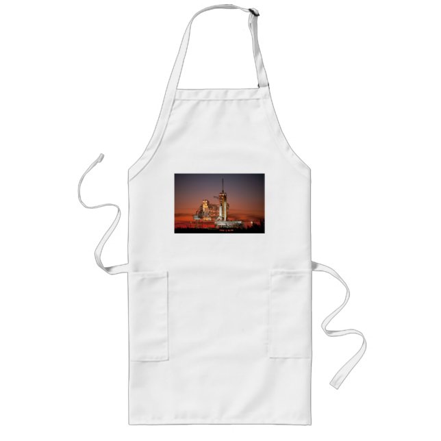 Red Sky for Space Shuttle Atlantis Launch Long Apron (Front)