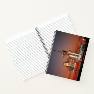 Red Sky for Space Shuttle Atlantis Launch Notebook
