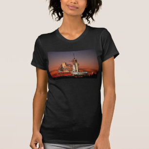 Red Sky for Space Shuttle Atlantis Launch T-Shirt