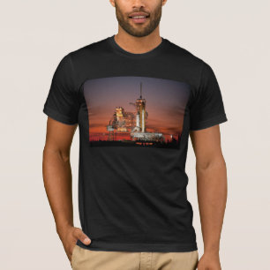Red Sky for Space Shuttle Atlantis Launch T-Shirt