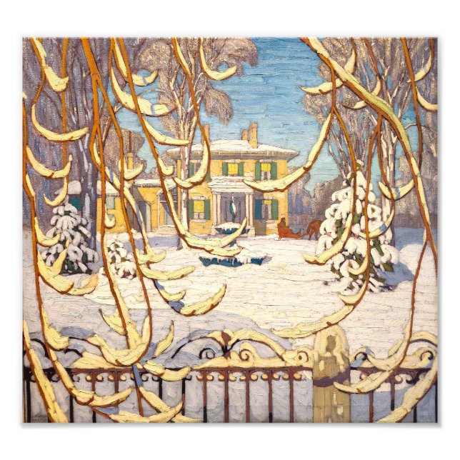 Red Sleigh House, Winter | Lawren Harris | Photo Print (Front)