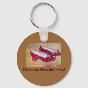 Red Slippers Key Ring