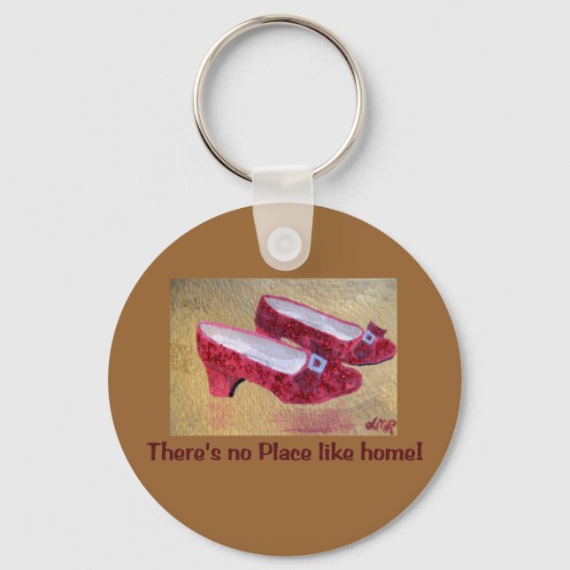 Red Slippers Key Ring (Front)