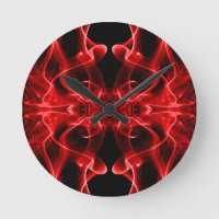 Red Smoke Symmetrical Minimalist Black