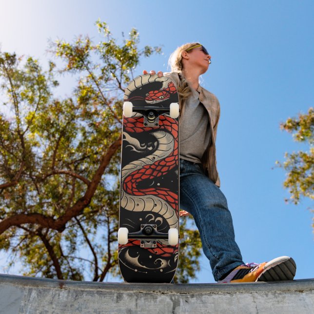 Red Snake Skateboard (Outdoor 1)